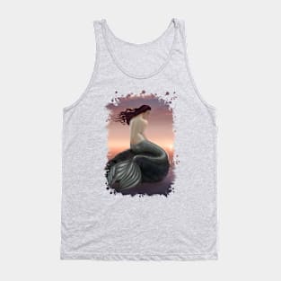 Mermaid and Sunset Tank Top